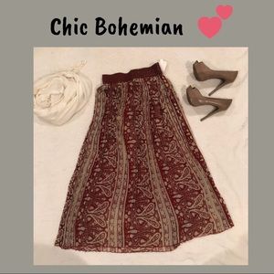 Flowy Bohemian Skirt